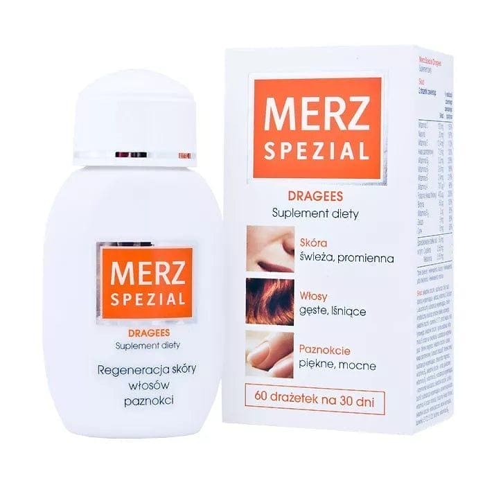 MERZ SPEZIAL Dragees x 60 dragees, best hair skin and nails vitamins UK