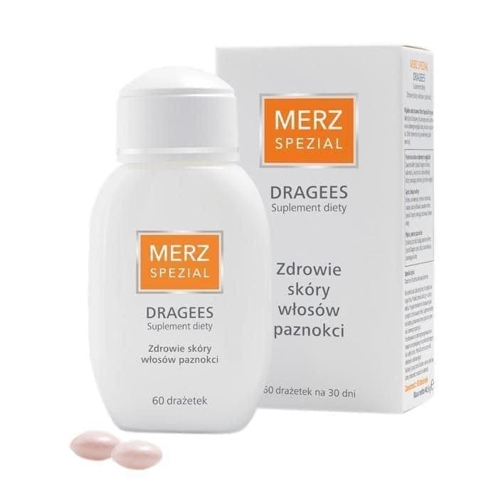 MERZ SPEZIAL Dragees x 60 dragees, best hair skin and nails vitamins UK