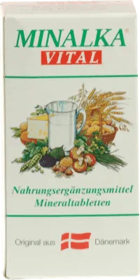 Minerals and trace elements, MINALKA tablets UK