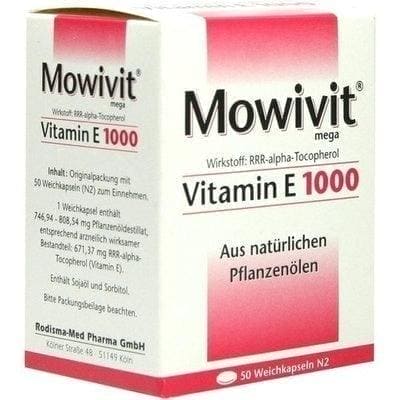 MOWIVIT Vitamin E deficiency 1000 capsules UK
