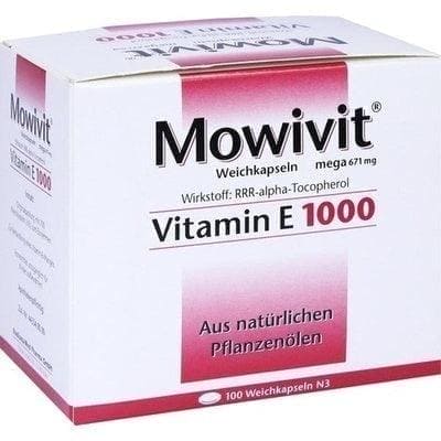 MOWIVIT Vitamin E deficiency 1000 capsules UK