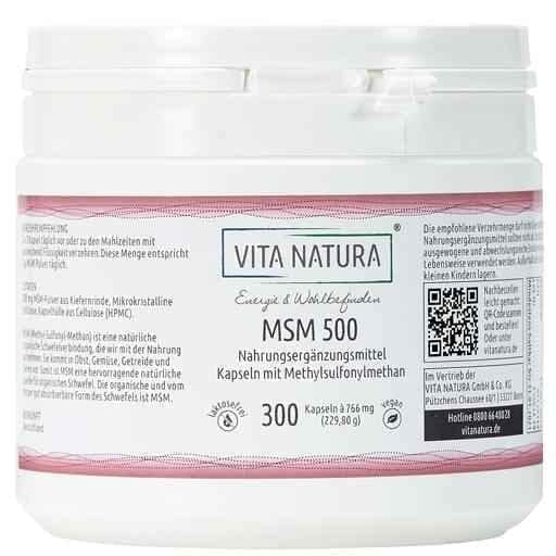 MSM CAPSULES 500 mg 300 pcs UK