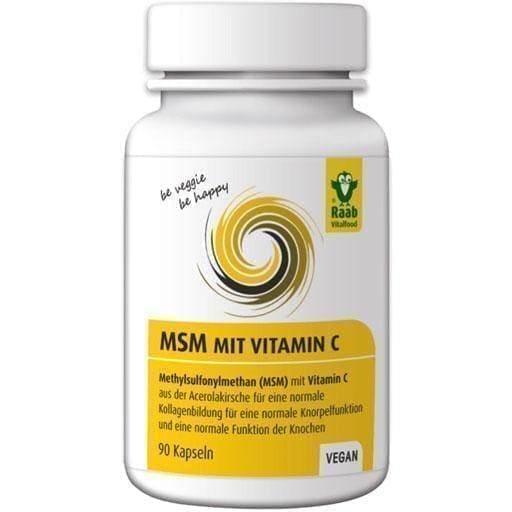MSM RAAB Vitalfood capsules 90 pcs UK