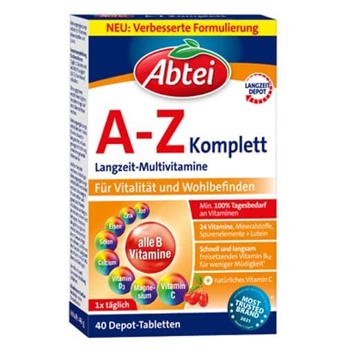 multi vitamins for men, woman, Abtei AZ Complete Tablets UK