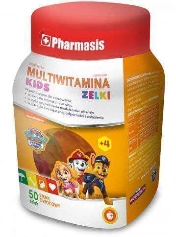 Multivitamin Kids Paw Patrol Gummies x 50 UK