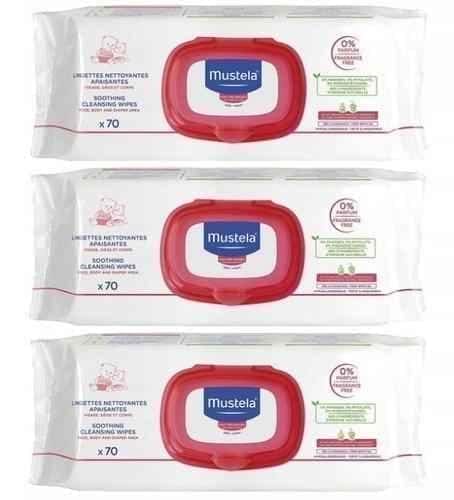 Mustela Soothing Cleansing Wipes 70 x 3 UK