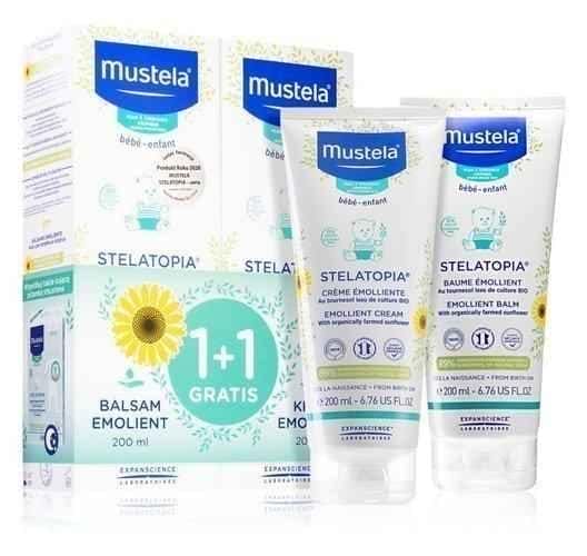 Mustela Stelatopia balm 200g + cream 200g UK