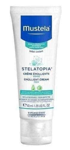MUSTELA Stelatopia emollient face cream 40ml UK