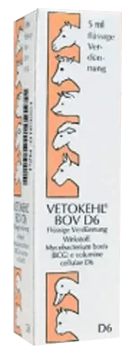 Mycobacterium bovis, VETOKEHL BOV. D 6 drops vet. UK