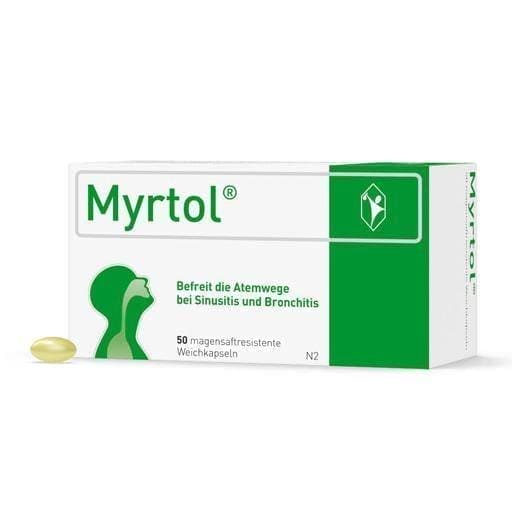 MYRTOL paranasal sinuses (sinusitis) capsules UK