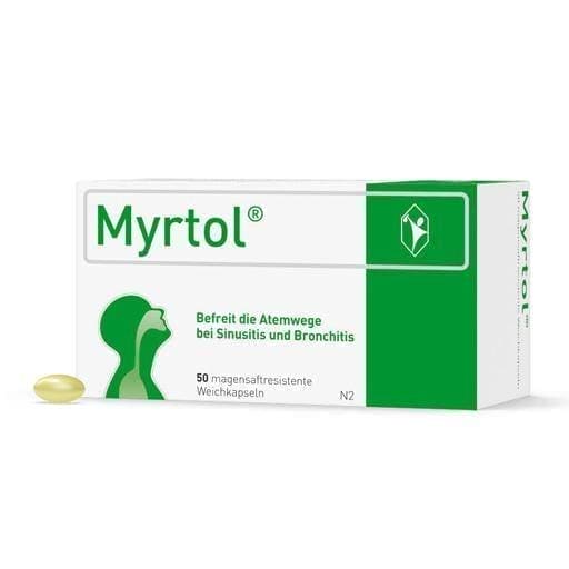 MYRTOL paranasal sinuses (sinusitis) capsules – ELIVERA UK