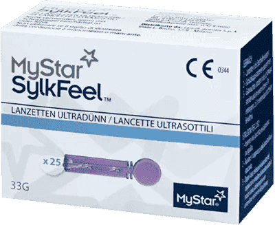 MYSTAR SylkFeel Lancets 33 G UK