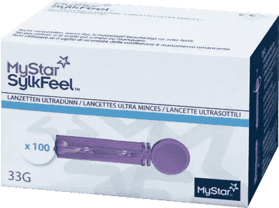 MYSTAR SylkFeel Lancets 33 G UK