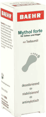 MYTHOL forte solution, With tea tree oil for athlete's foot UK