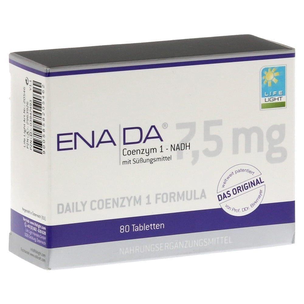 NADH, nicotinamide adenine dinucleotide supplement, ENADA UK