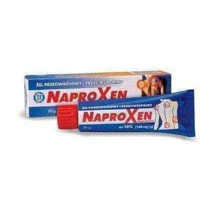 Naproxen 10% gel 50g, knee joint pain, knee injuries, osteoarthritis UK