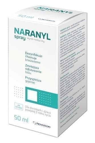 Naranyl wound healing spray, chitosan, glycerin UK