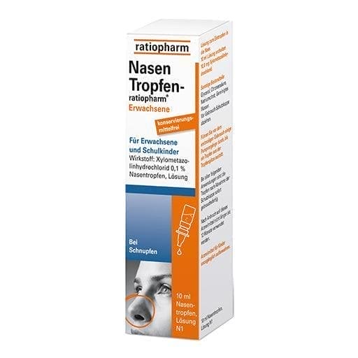 Nasal Drops Ratiopharm Adults Preservative -free – ELIVERA UK