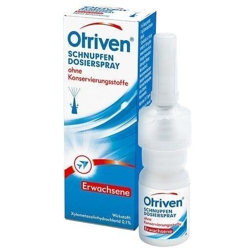 Nasal spray OTRIVEN 0.1% dosing spray UK