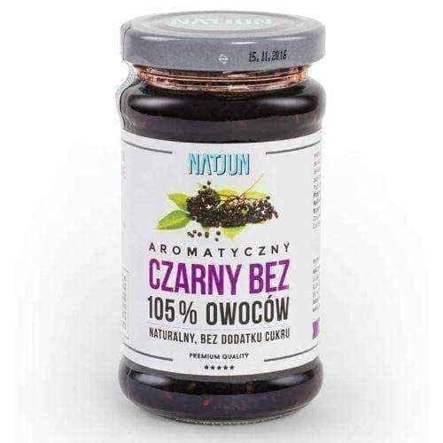 NATJUN Black elderberry fruit 105% fruit elderberries 220g UK