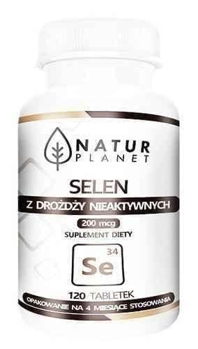 Natur Planet Selenium from inactive yeast x 120 tablets UK