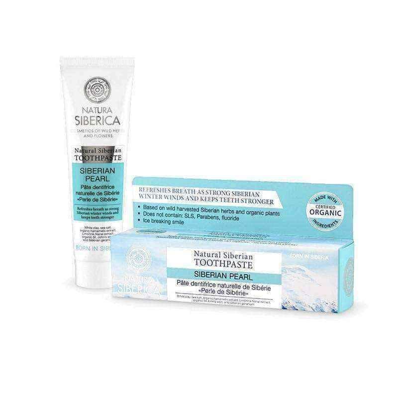 Natura siberica refreshing toothpaste Siberian pearl 100ml UK