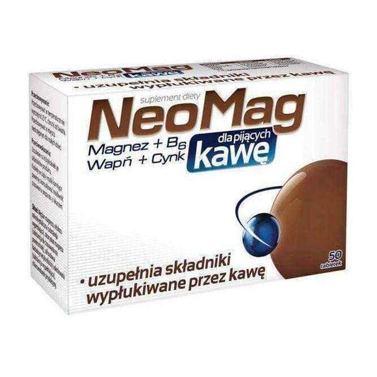 NEOMAG For coffee drinkers x 50 tablets, people drinking coffee UK