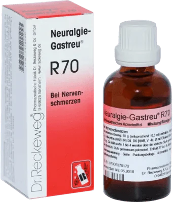 Nerve pain, neuralgia, NEURALGIE-Gastreu R70 oral drops UK