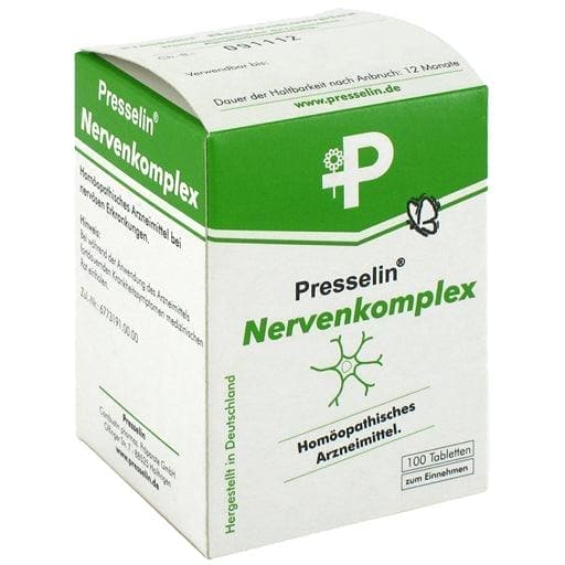 Nervous exhaustion, How to deal with nervous exhaustion, PRESSELIN nerve complex tablets UK
