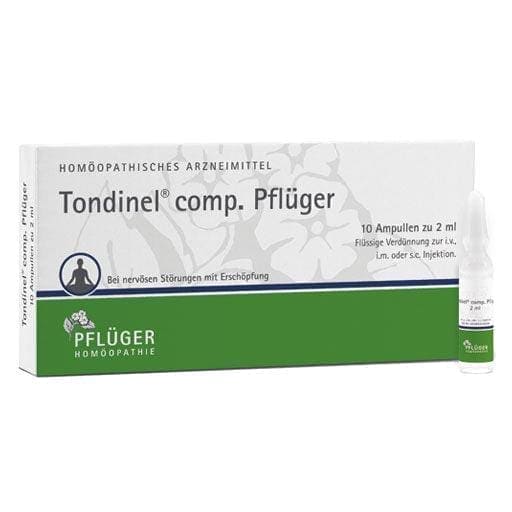 Nervous system disorders, nervous exhaustion, TONDINEL comp. Pfluger ampoules UK