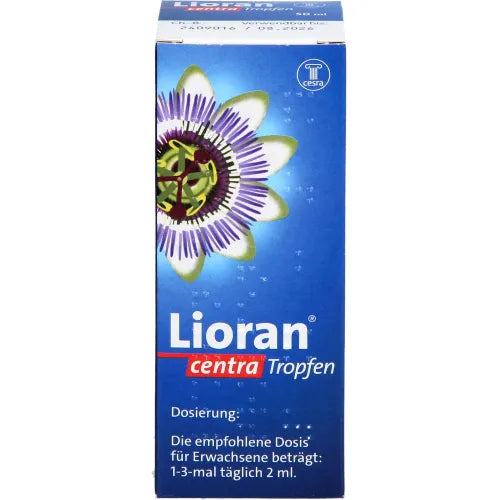 nervous strain, promote sleep, LIORAN centra drops 50 ml