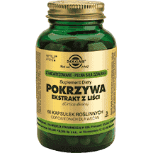 Nettle leaf extract SOLGAR x 60 capsules UK