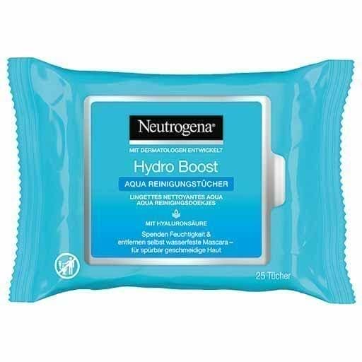 NEUTROGENA Hydro Boost Aqua cleaning wipes 25 pcs UK
