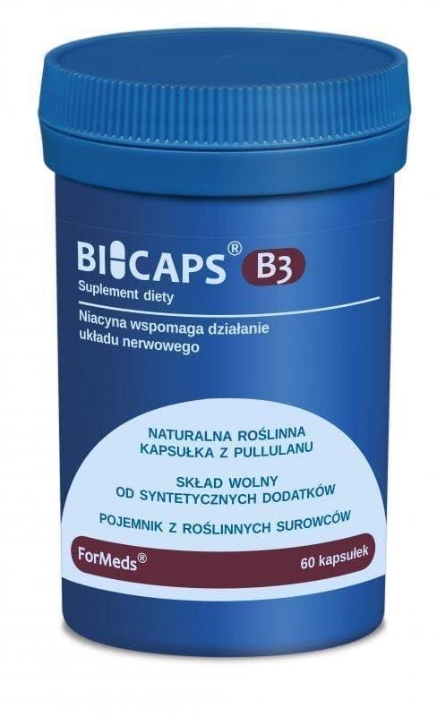 Niacin deficiency, BICAPS Vitamin B3, b3 vitamin UK