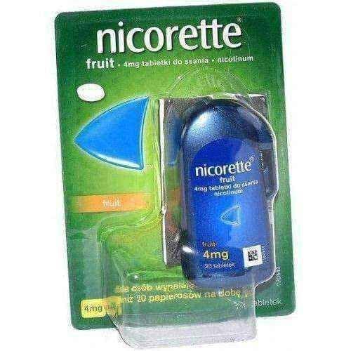 Nicorette Fruit 4mg x 20 lozenges UK