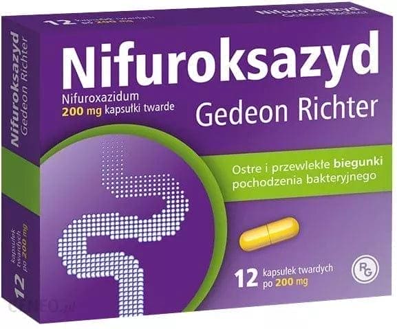 NIFUROKSAZYD Richter 200mg x 12 UK