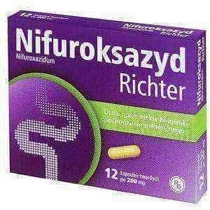 NIFUROKSAZYD Richter 200mg x 12 UK