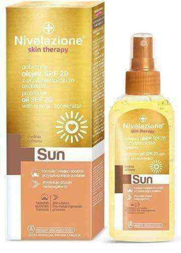 Nivelazione Skin Therapy Sun Protective oil with SPF20 sunspot accelerator 150ml UK