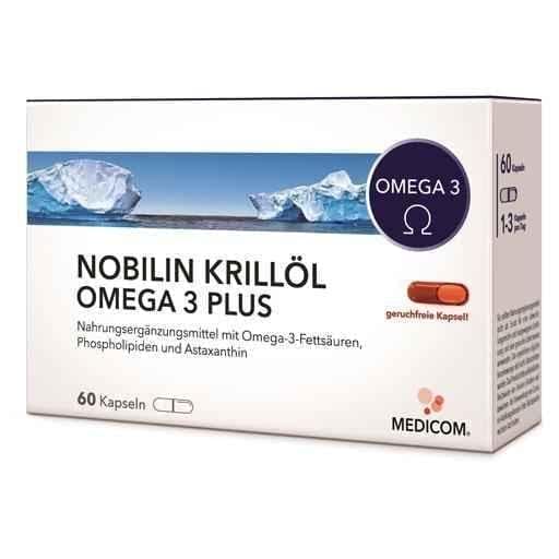 NOBILIN Krill Oil Omega-3 Plus capsules 60 pcs UK