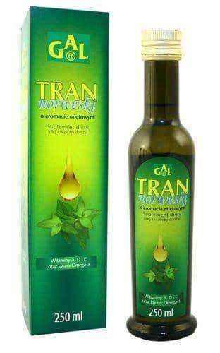 Norwegian fish oil with mint flavor 250ml UK
