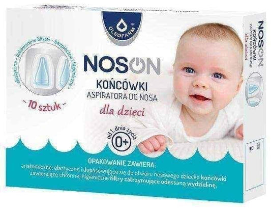 Noson Nasal aspirator tips x 10 pieces UK