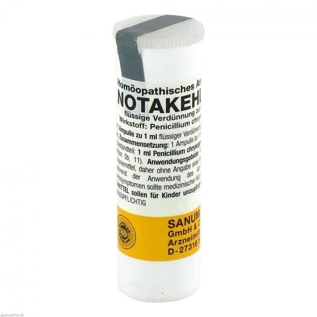 NOTAKEHL, Penicillium chrysogenum ampoules UK