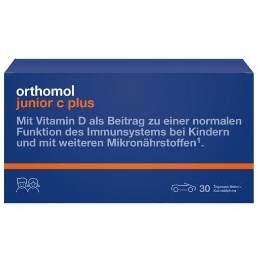 Nutrient requirements children, ORTHOMOL Junior C plus forest fruit chewable UK