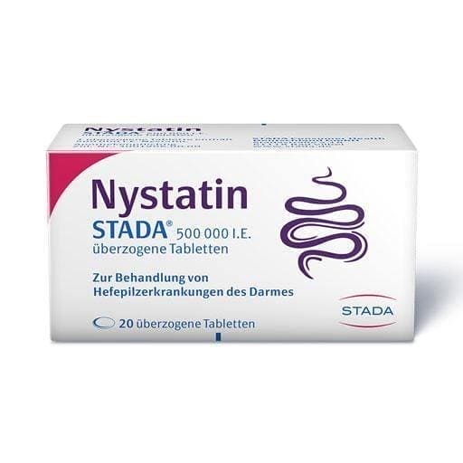 NYSTATIN STADA 500,000 IU coated tab. 20 pc UK