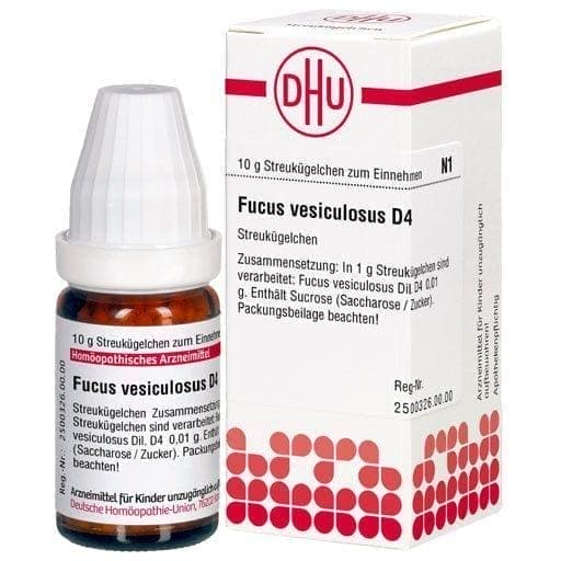 Obesity, aging skin, constipation, FUCUS VESICULOSUS 4X globules UK