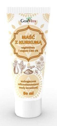 Ointment with turmeric, calendula and CBD oil 5% 80ml UK