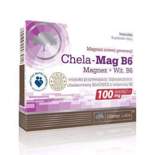 OLIMP Chela-Mag B6 x 60 capsules magnesium deficiency UK