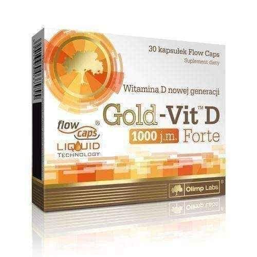 OLIMP Gold-Vit D 1000j.m. Forte x 30 capsules, vitamin D UK