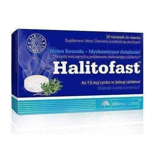 OLIMP Halitofast x 30 lozenges, bad breath UK
