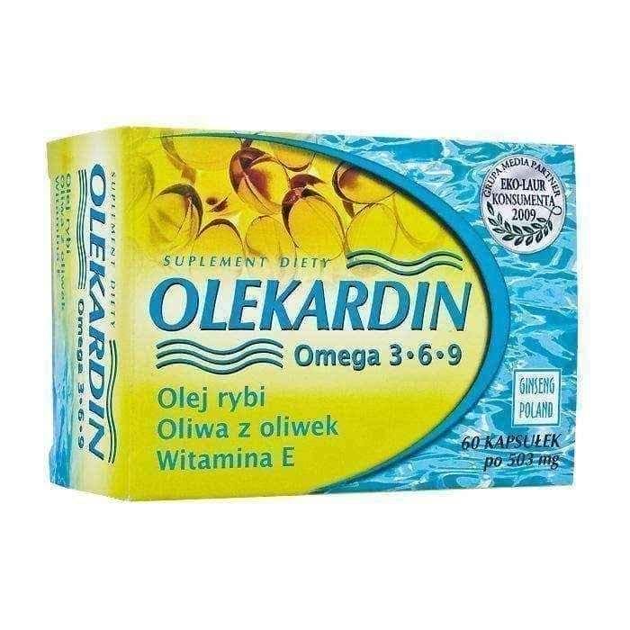 Omega 3 6 9 OLEKARDIN x 60 capsules UK